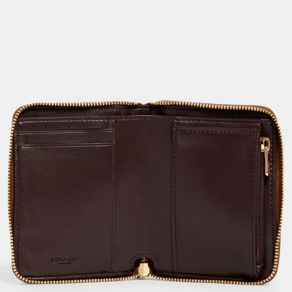 Coach|NWT Small Zip Around Wallet w/ Butterfly - Picture 2 of 7